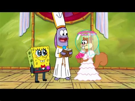 did spongebob marry sandy|sandy cheeks wedding.